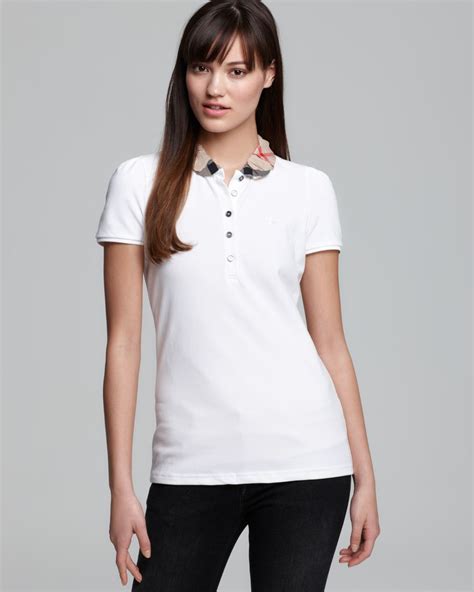 burberry white shirt women's.